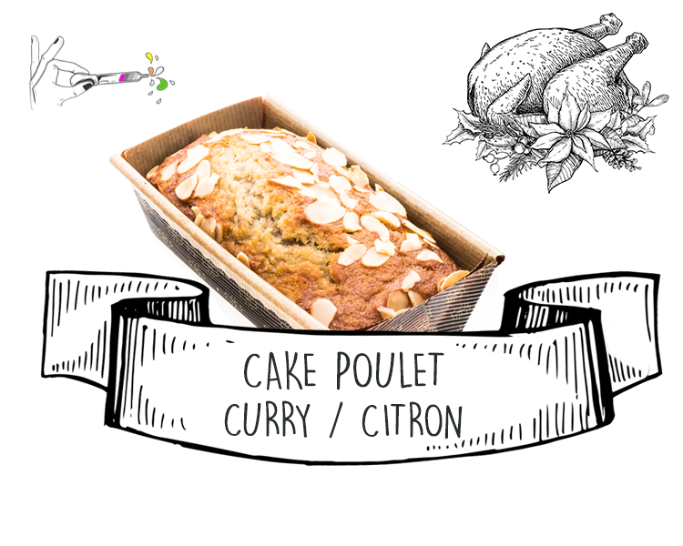 Cuisine et Recettes aux Huiles Essentielles : Cake Poulet curry et Citron